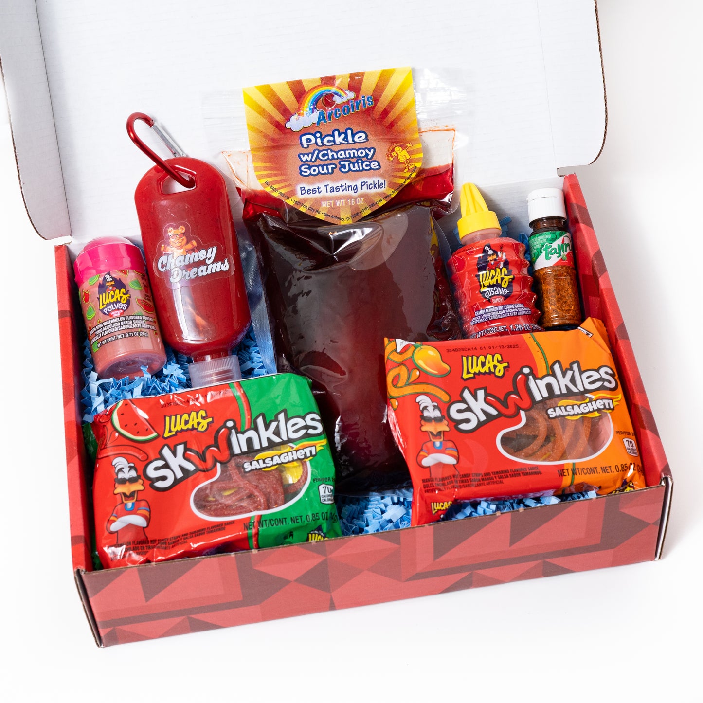 Chamoy Pickle Kit with Chamoy Filled Keychain