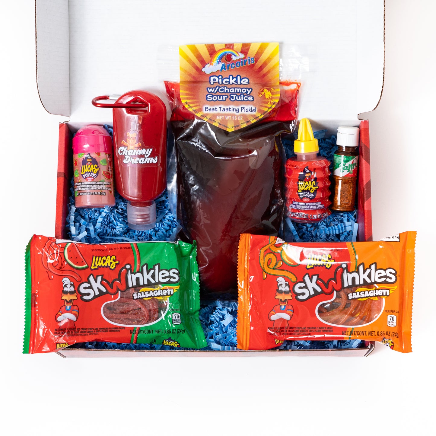 Chamoy Pickle Kit with Chamoy Filled Keychain
