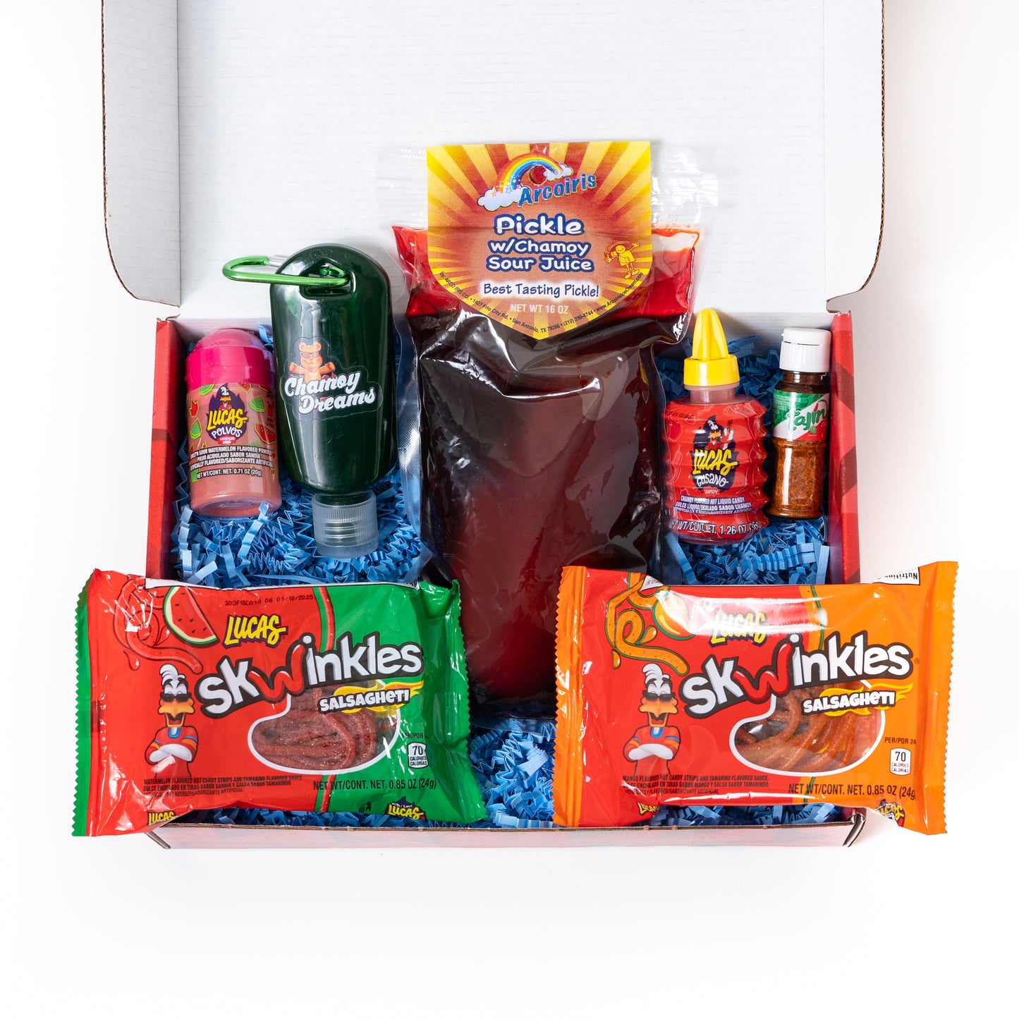 Chamoy Pickle Kit with Chamoy Filled Keychain