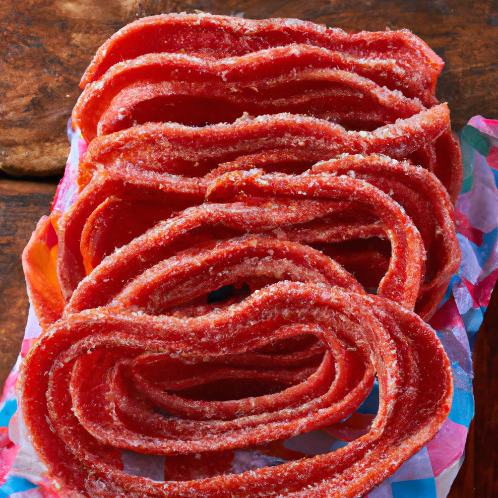 Chamoy Belts - Strawberry Sour Belts with Sweet Chamoy & Chile Powder - 14 oz - New Chamoy Dreams